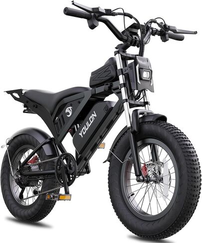 Ebikes for Adults, 1500W Peak Motor, 20/23Ah Long Range Teens Electric Bike with Dual Hydraulic Brakes, 20" Fat Tire All-Terrain for Commuting E-Bicycle in Kuwait