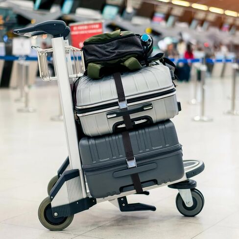15 حزمة من أشرطة مشبك الكامة، أشرطة رموش مع أبازيم قابلة للتعديل، حزام ربط بإبزيم كام مقاس 1 × 78 بوصة لتأمين الأمتعة والبضائع والدراجات والدراجات النارية in Kuwait