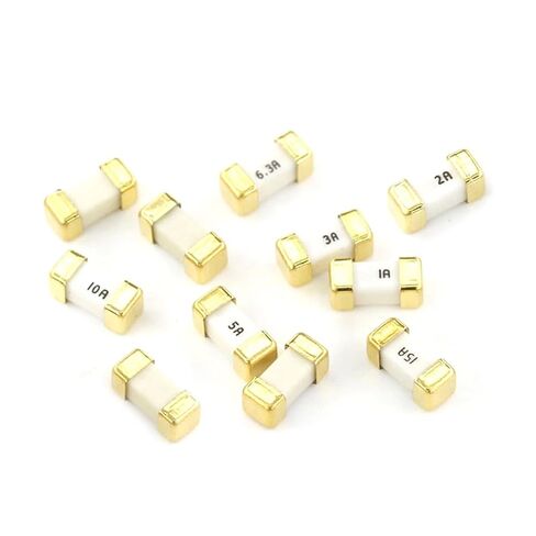 Gold Silver 1808 125V 250V AC 0451 SMD Fast Blow Fuse 1.5A 2A 2.5A 3A 3.15A 4A 5A 6A 6.3A 7A 8A 10A 12A 15A 20A 2410(5A,20 Pcs) in Kuwait