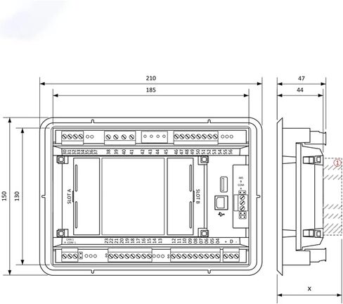 CM-RS232-485 InteliLite4 MRS16 Diesel Generator Set Controller(MRS16) in Saudi Arabia