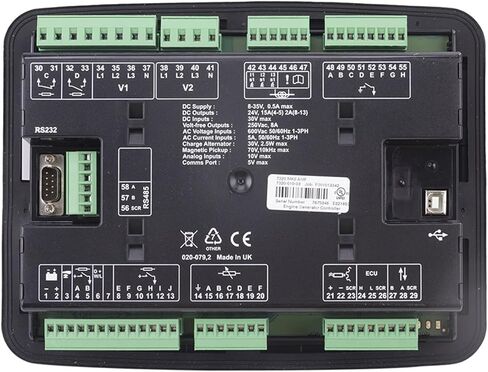 DSE7320 MKII Diesel Generator Auto Start Mains Failure Control Module LCD Display Controller Panel in Kuwait