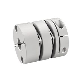 1 piece CLCA-D50x57 Aluminum Alloy Double Diaphragm Coupling, Material for: Stepper Servo Motor, Lead Screw, Connection Bore: 10~24mm(14mm to 18mm) in Kuwait