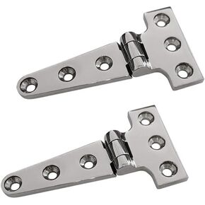 6 PCS Heavy Duty T Hinge 316 Stainless Steel Marine Grade Casting Door Hatch Boat Auto Parts in Saudi Arabia