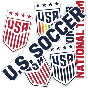 Desert Cactus US Soccer Sticker USWNT United States Woen's National Team Decal Vinyl Laptop Water Bottle Car Scrapbook T2 (USA Soccer-Type 2-2) in Kuwait