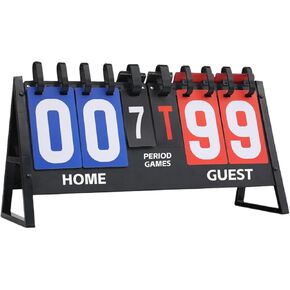 Flip Scoreboard, Table Top Scoreboard Multipurpose Portable Score Keeper for in Kuwait