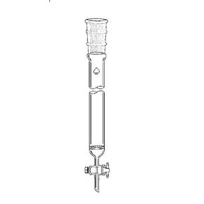 5904-37 Series Epoxy Coated Flash Chromatography Column with Porosity B Filter Disc, 24/40 Joint, 41 mm ID in Kuwait