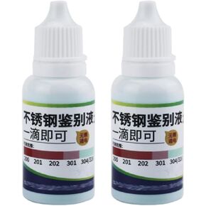 Stainless Steel Test Liquid, 15ml Detection Reagent, Rapid Tableware, Inspection Utility with Easy Use, Compact Accessory, Portable Pack in Kuwait