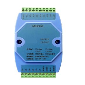 MB8AI 4-20mA 0-5V 0-10V 8Channel 12Channel Analog Input Acquisition Module Transmitter RS485 MODBUS in Saudi Arabia