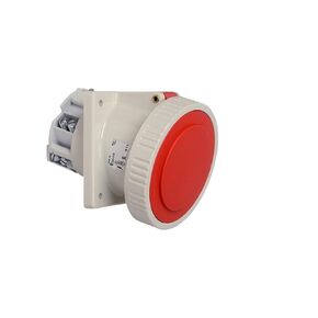 CEE Flat Industrial Socket Concealed Angled Waterproof Dustproof IP67 125A 5P in Saudi Arabia