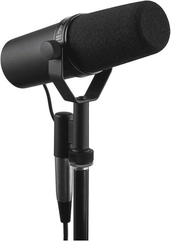 مجموعة وحدة تحكم استوديو الإنتاج الصوتي المتكاملة Rode RODECaster Pro II مع 4 ميكروفون SM7B، وسماعات رأس ATH-M50x، وحامل، وكابل M إلى F XLR، وبطاقة microSD سعة 32 جيجابايت in Kuwait