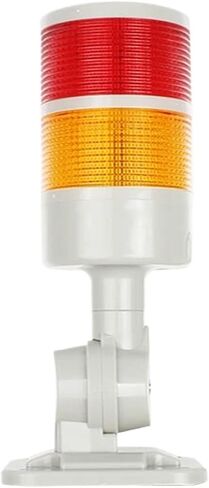2 Layers Rotatable 180 Stack Light Red Warning Light Industrial for DC 24V 12V AC220V 110V Steady Flashing Light LED(CS2-110-220V-R-G) in Kuwait