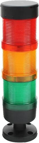 مصباح كومة صناعي آمن متعدد الطبقات، LTP-70 3in1 مصباح LED ثابت/فلاش/دوار بطبقة ضوء 12 فولت - 220 فولت 70 مم، قطعة واحدة (صوت بطبقتين، 110 فولت) in Kuwait