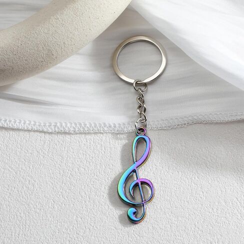 Music Note Keychain,Music Keychain for Women Men,Musical Gift for Friends Teachers Musicians Birthday Christmas in Saudi Arabia