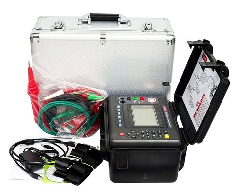 جهاز اختبار العزل 15KV 50TΩ مقياس مقاومة العزل عالي الجهد Megohmmeter واجهة USB لقياس المواد العازلة المختلفة، وقياس المحولات، والمحركات، والكابلات، والمعدات الكهربائية، إلخ in Kuwait