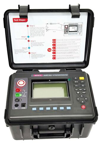 High Voltage Insulation Resistance Meter Tester 15KV Megohmmeter with Insulation Resistance 0.01MΩ～50TΩ Insulation Resistance Test,Voltage Test,DC Current Test,Capacitance Test Function in Kuwait