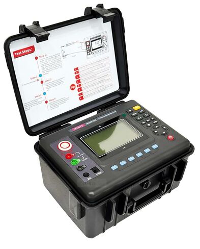 High Voltage Insulation Resistance Meter Tester 15KV Megohmmeter with Insulation Resistance 0.01MΩ～50TΩ Insulation Resistance Test,Voltage Test,DC Current Test,Capacitance Test Function in Kuwait