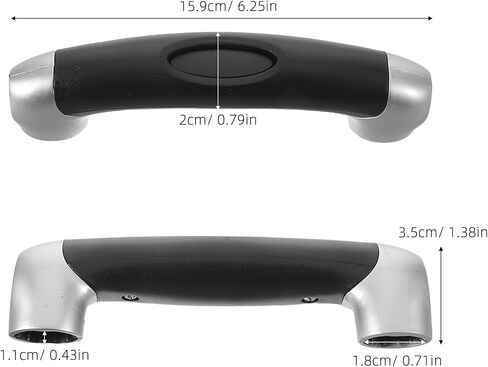 Cabilock Universal with Retractable Design Luggage Handle Replacement Heavy Duty Plastic Material Supports Sustainable Travel and Easy Suitcase Repair for Suitcase and Briefcase in Kuwait
