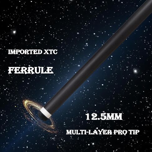 Carbon Fiber Short Pool Cue,32"/36"/42"/48" Low Deflection Kids Pool Cue,Professional Carbon Fiber Billiard Cue Shaft 5/16×18 in Kuwait