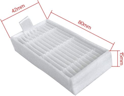 10 Pcs/lot Robot Vacuum Cleaner HEPA Filter Replacement for Robot Vacuum Cleaner, V3, V3S, V3S Pro, V5, V5S, V5S Pro in Kuwait