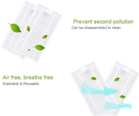 10 Pcs/lot Robot Vacuum Cleaner HEPA Filter Replacement for Robot Vacuum Cleaner, V3, V3S, V3S Pro, V5, V5S, V5S Pro in Kuwait