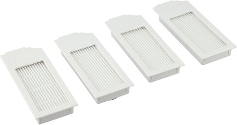 طقم فلتر بديل 4 قطع لـ ECOVACS لـ DEEBOT N20/N20 PLUS/N20 PRO PLUS المكانس الكهربائية، ورق فلتر عالي الكفاءة مصائد الغبار ووبر الحيوانات الأليفة، لسهولة تركيب أجزاء الصيانة in Kuwait