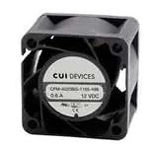 CFM-4020BG-1140-462-20, DC Axial Fan, Sq40x20 mm, 12Vdc 0.5A, Ball, 14000 RPM, 17.5 CFM, TS, 3wire in Kuwait