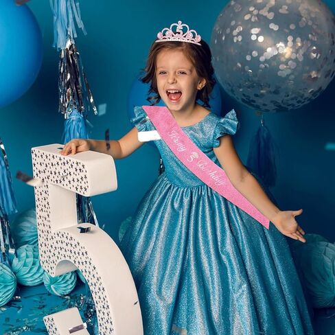 Jaciya 5th Birthday Crown & Sash in Saudi Arabia