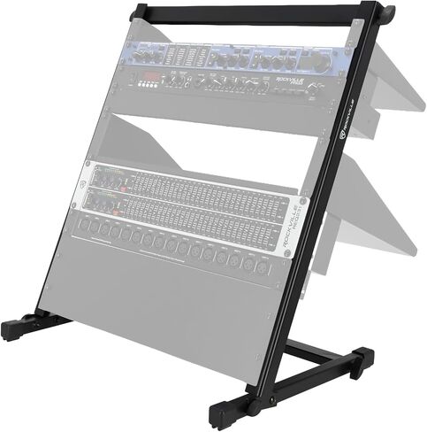 Rockville RAC12U 12U Open Frame 19-Inch Pro Audio Rack, Angled Floor or Desktop in Saudi Arabia