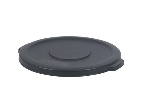 FSE 10-Gallon Gray Round Commercial Trash Container Lid in Kuwait