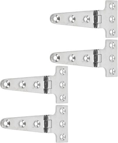 Keenso Heavy Duty Marine Grade T Hinges,316 Stainless Steel Boat Hatch T Hinges,54mm X 100mm Universal Fit for Yachts and Boats in Kuwait
