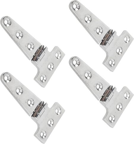 Keenso Heavy Duty Marine Grade T Hinges,316 Stainless Steel Boat Hatch T Hinges,54mm X 100mm Universal Fit for Yachts and Boats in Kuwait