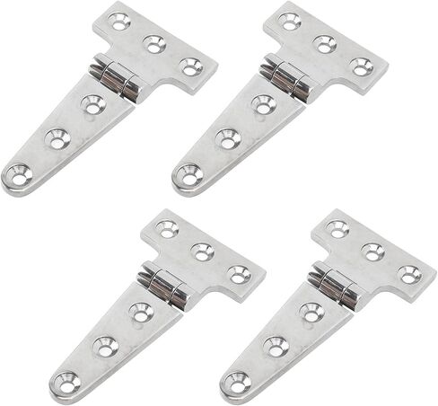 Keenso Heavy Duty Marine Grade T Hinges,316 Stainless Steel Boat Hatch T Hinges,54mm X 100mm Universal Fit for Yachts and Boats in Kuwait