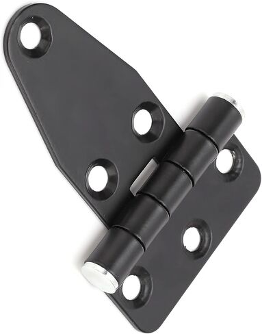 Zunate TShape Hinge, Black Stainless Steel Cabinet and Shutter Hardware with 6 Positioning Screw Holes for Electric Generator Gate Door Fixation Mounting Unit in Kuwait
