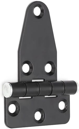 Zunate TShape Hinge, Black Stainless Steel Cabinet and Shutter Hardware with 6 Positioning Screw Holes for Electric Generator Gate Door Fixation Mounting Unit in Kuwait