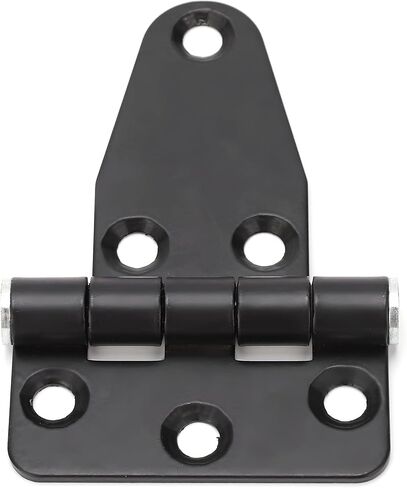Zunate TShape Hinge, Black Stainless Steel Cabinet and Shutter Hardware with 6 Positioning Screw Holes for Electric Generator Gate Door Fixation Mounting Unit in Kuwait