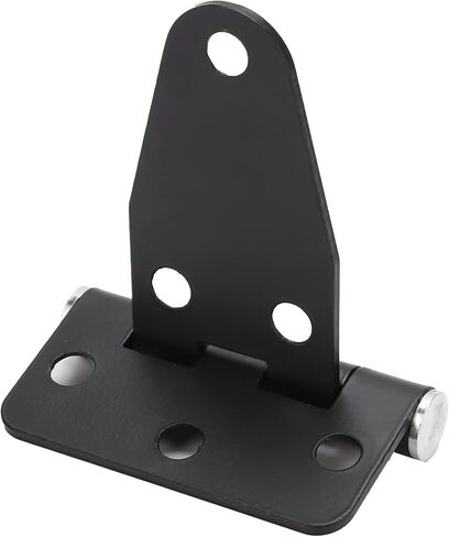Zunate TShape Hinge, Black Stainless Steel Cabinet and Shutter Hardware with 6 Positioning Screw Holes for Electric Generator Gate Door Fixation Mounting Unit in Kuwait