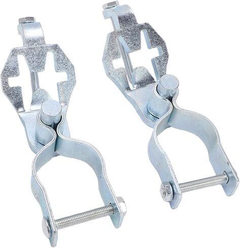 Garosa T Post Gate Hinge Kit شديدة التحمل T Post Hinge Pins مجموعة كاملة من 2 مع بناء فولاذي مجلفن لسلسلة ربط السور بوابة المزرعة حديقة الفناء الخلفي in Kuwait