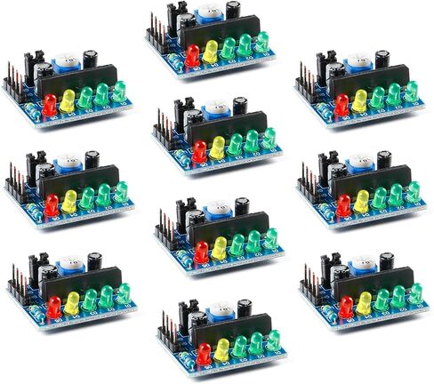 10 قطعة KA2284 وحدة مؤشر المستوى 5 LED بطارية الصوت الموسيقى ميلودي مستوى عرض مؤشر وحدة مجلس 3.5-12 فولت 29*21 مللي متر in Kuwait