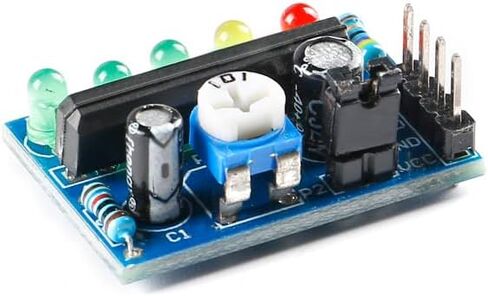 10 قطعة KA2284 وحدة مؤشر المستوى 5 LED بطارية الصوت الموسيقى ميلودي مستوى عرض مؤشر وحدة مجلس 3.5-12 فولت 29*21 مللي متر in Kuwait