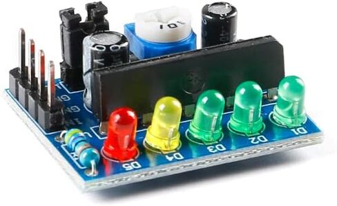 10 قطعة KA2284 وحدة مؤشر المستوى 5 LED بطارية الصوت الموسيقى ميلودي مستوى عرض مؤشر وحدة مجلس 3.5-12 فولت 29*21 مللي متر in Kuwait