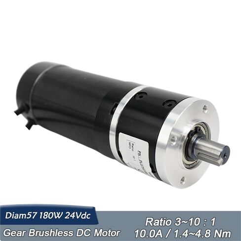 Gearbox Reducer Ratio 5:1 15Arcmin NEMA23 24V 180W 4000Rpm Brushless DC Motor BLDC in Saudi Arabia