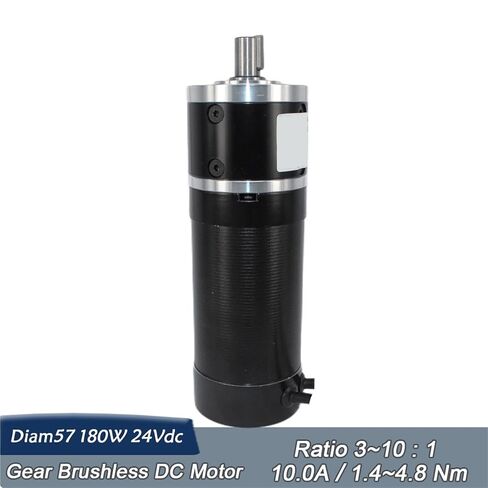 Gearbox Reducer Ratio 5:1 15Arcmin NEMA23 24V 180W 4000Rpm Brushless DC Motor BLDC in Saudi Arabia