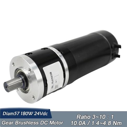 Gearbox Reducer Ratio 5:1 15Arcmin NEMA23 24V 180W 4000Rpm Brushless DC Motor BLDC in Saudi Arabia