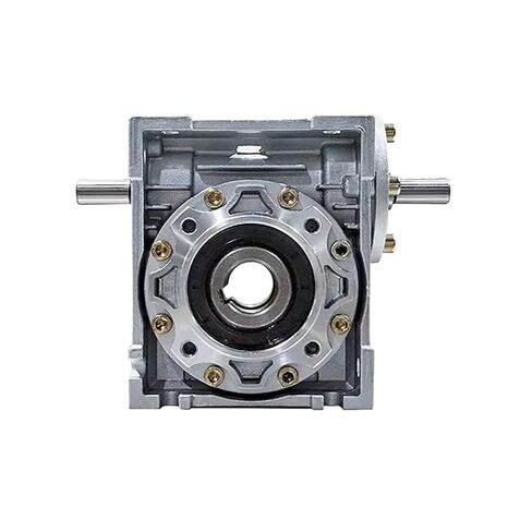 Worm Reducer NRV040-VS Double Input Shaft 11mm Ratio 5:1-100 :1 90 Degree Gearbox Speed(Ratio 60 to 1) in Saudi Arabia