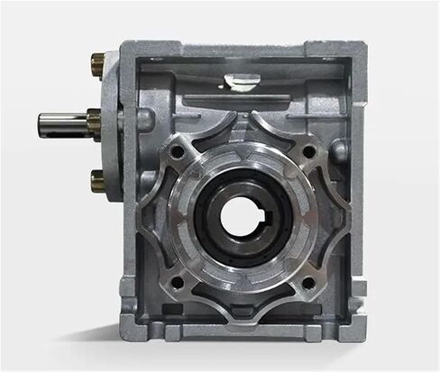 NRV50 5:1-100:1 Shaft Input Worm Gear Reducer Diameter 14mm Output Hole 25mm Hand Crank Turbine(Ratio 60 to 1) in Kuwait