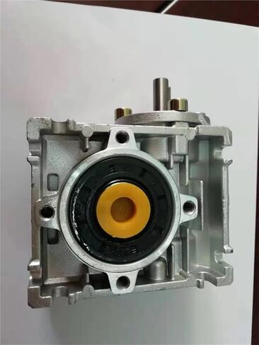 NRV50 5:1-100:1 Shaft Input Worm Gear Reducer Diameter 14mm Output Hole 25mm Hand Crank Turbine(Ratio 60 to 1) in Kuwait