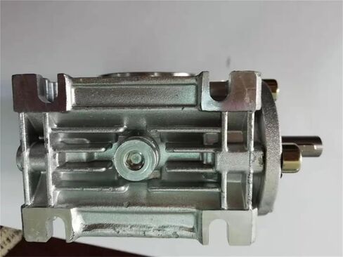 NRV50 5:1-100:1 Shaft Input Worm Gear Reducer Diameter 14mm Output Hole 25mm Hand Crank Turbine(Ratio 60 to 1) in Kuwait