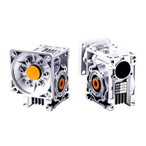 Worm Gear Reducer NMRV030 High Tq Gearbox Input 9/11mm Output 14mm Ratio 5:1/80:1 Suitable for Nema23 Motor(60 to 1-Input Shaft 11MM) in Saudi Arabia
