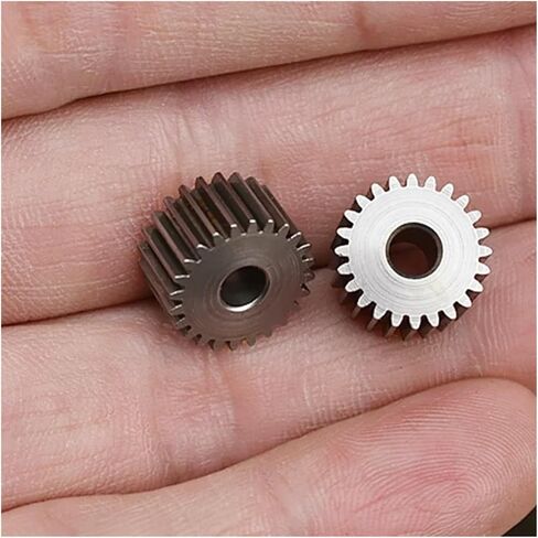 2pcs 0.5 Modulus 24T Teeth Steel Gear Metal Transmission Gear the Inner Hole is 4.1 MM Outer Diameter 13 MM in Kuwait