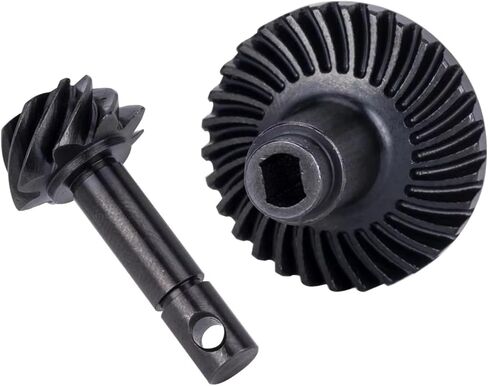قطع غيار السيارات RC متوافقة مع محوري لـ SCX10 II AR44 AR45 لـ Capra F9 VS4-10 لـ Phoenix F10 RC قطع غيار السيارات CNC مجموعة تروس حلزونية فولاذية 30/8T in Kuwait